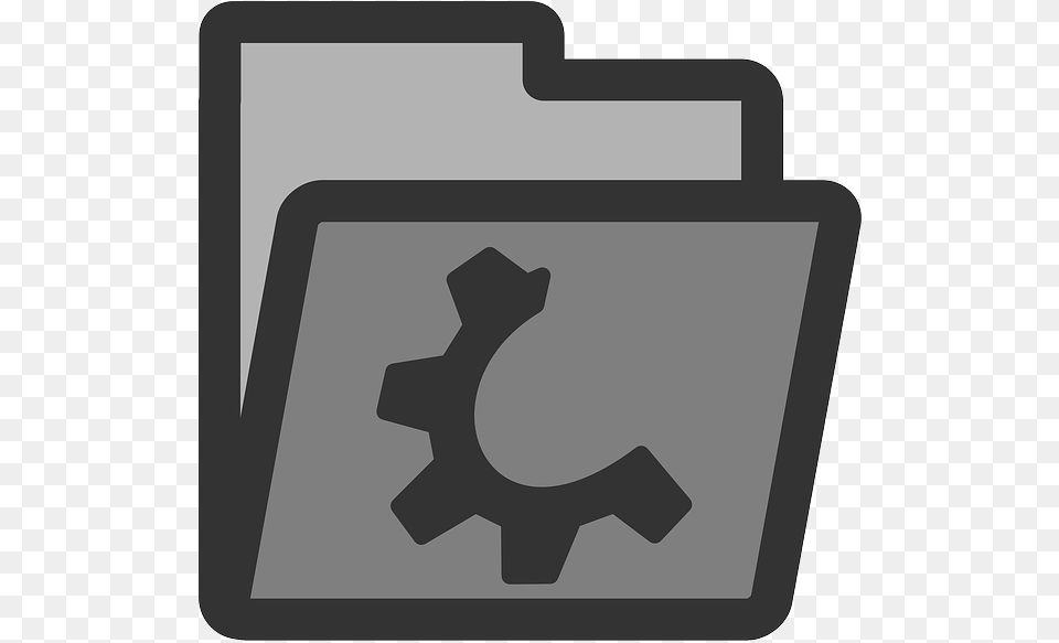Computer Flat Icon Folder Open Half Directory Computer Icons Directory, Machine, Gear Png Image