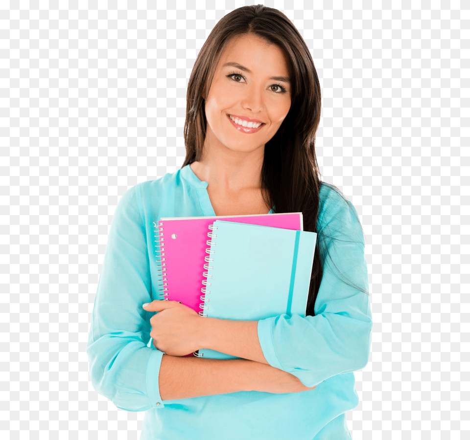 Computer Girl Student, Reading, Person, Adult, Woman Png Image