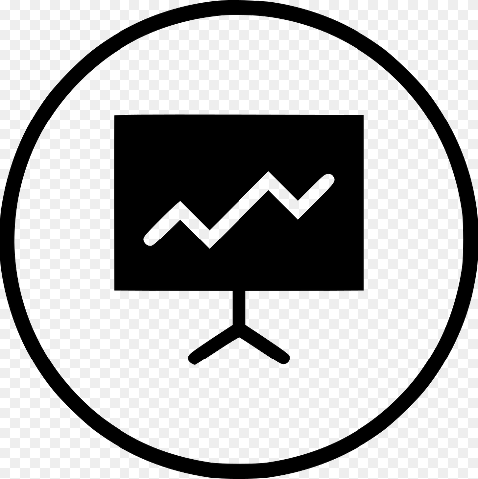 Computer Graph Statistics Growth Icon Download Home Logo Design, Sign, Symbol, Weapon Free Png