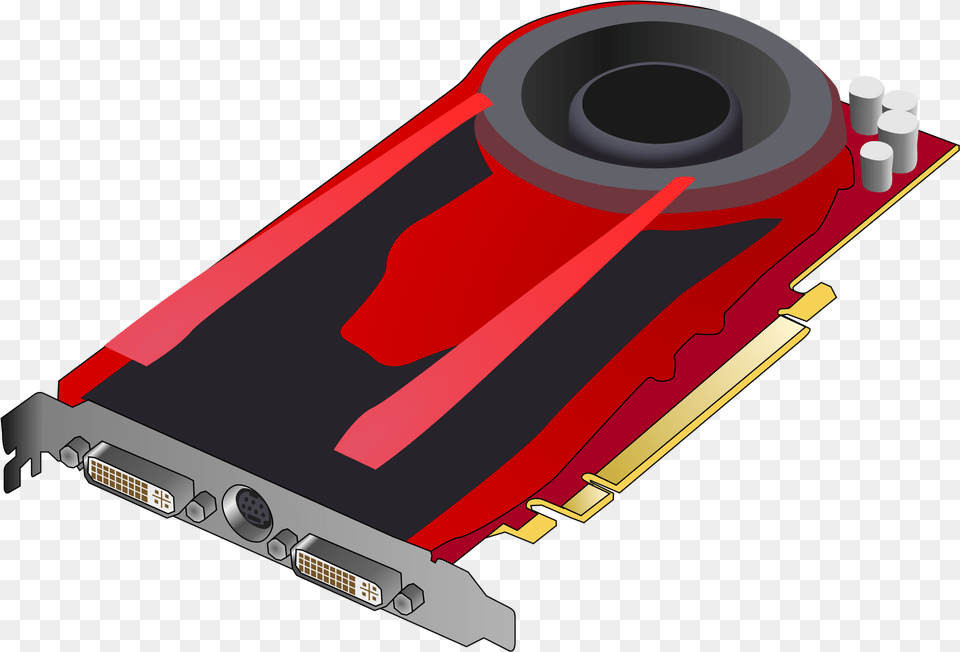 Computer Graphics Card Clipart, Computer Hardware, Electronics, Hardware, Adapter Png Image