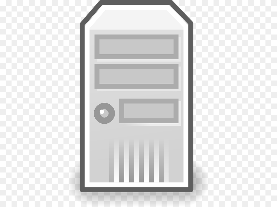 Computer Gray Server Case Pc Electronics Server Clipart, Mailbox, Hardware, Computer Hardware Png