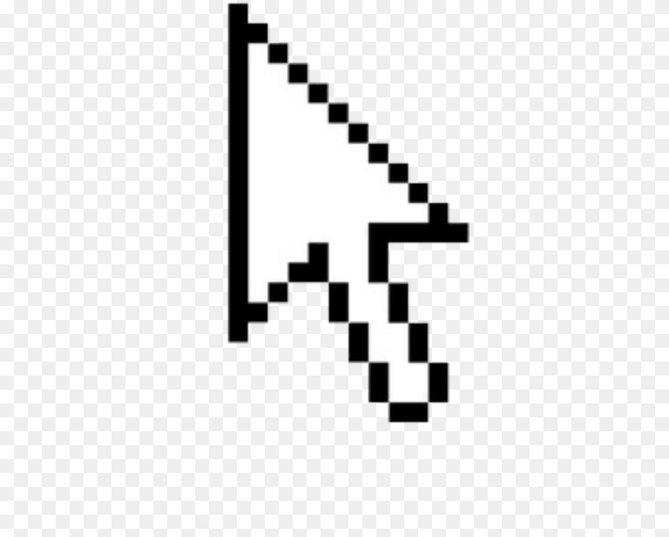 Computer Hand Computerhand Black White Overlay Computer Mouse Cursor, Triangle, Lighting Free Png Download