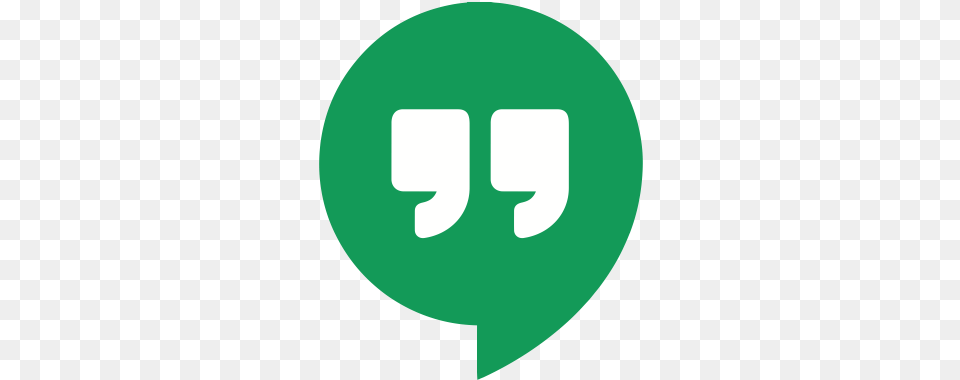 Computer Hangouts Logo Hq Image Hangouts Logo, Sign, Symbol, Light, Disk Free Transparent Png