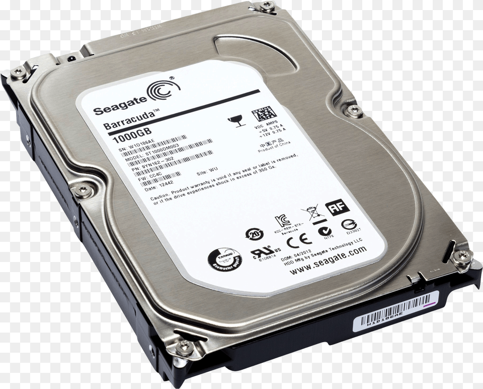 Computer Hard Disk Drive Image Seagate 1tb Desktop Hdd Sata 6gbs 64mb Cache 35 Inch, Computer Hardware, Electronics, Hardware, Hard Disk Free Transparent Png