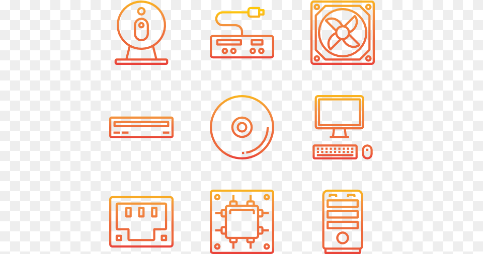 Computer Hardware Circle, Scoreboard Free Png Download