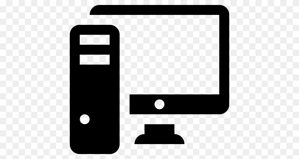 Computer Icon, Gray Free Transparent Png