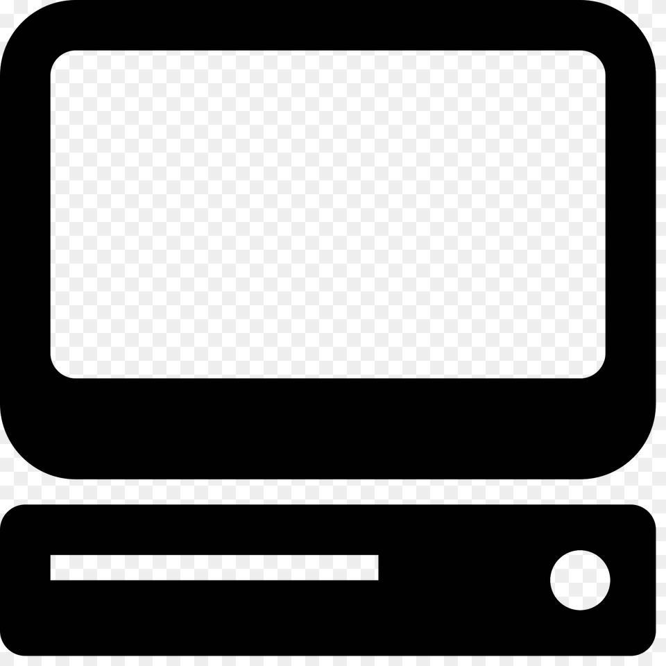 Computer Icon, Gray Free Png