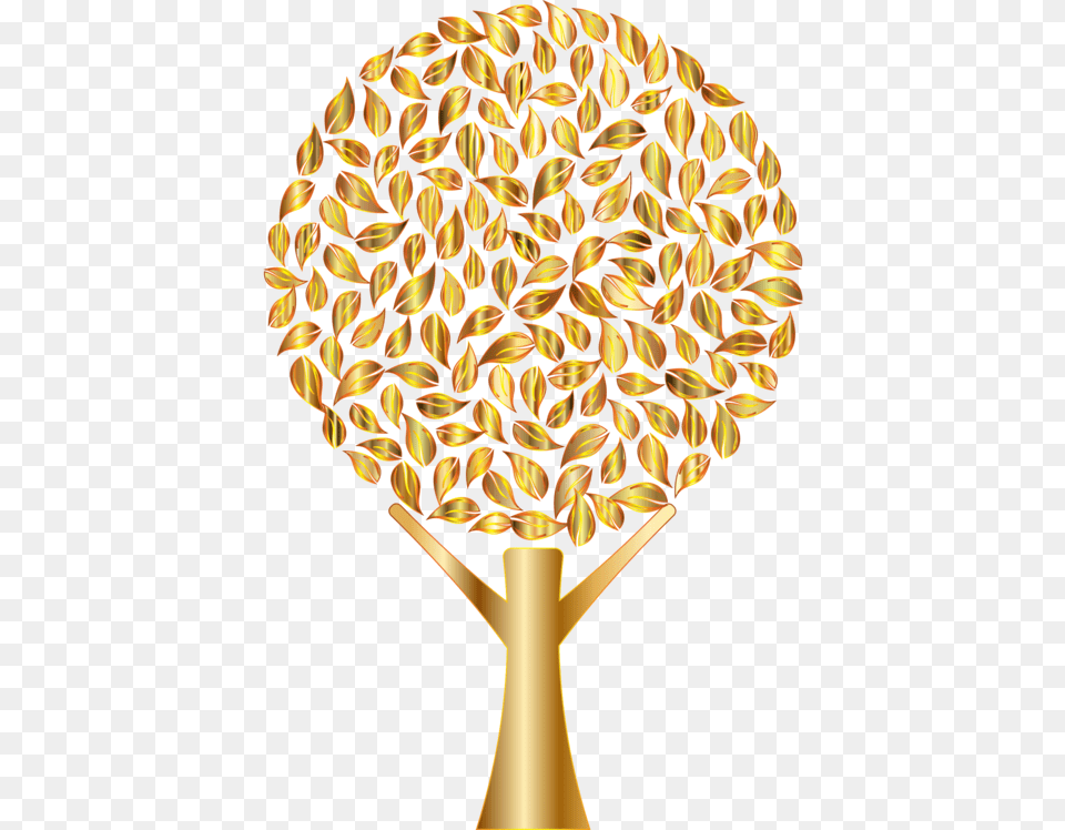 Computer Icons Abstract Syntax Tree Silhouette Abstract, Gold, Chandelier, Lamp, Trophy Free Png