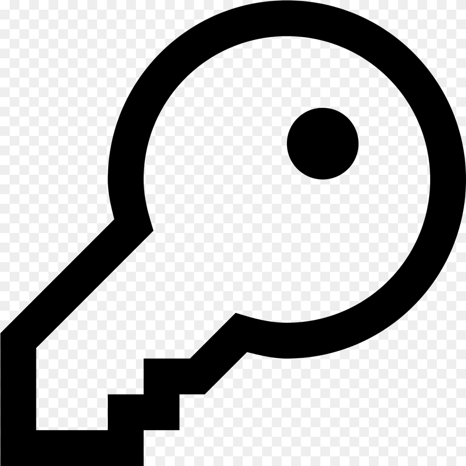 Computer Icons Access Control Black And White Photo Key, Gray Png