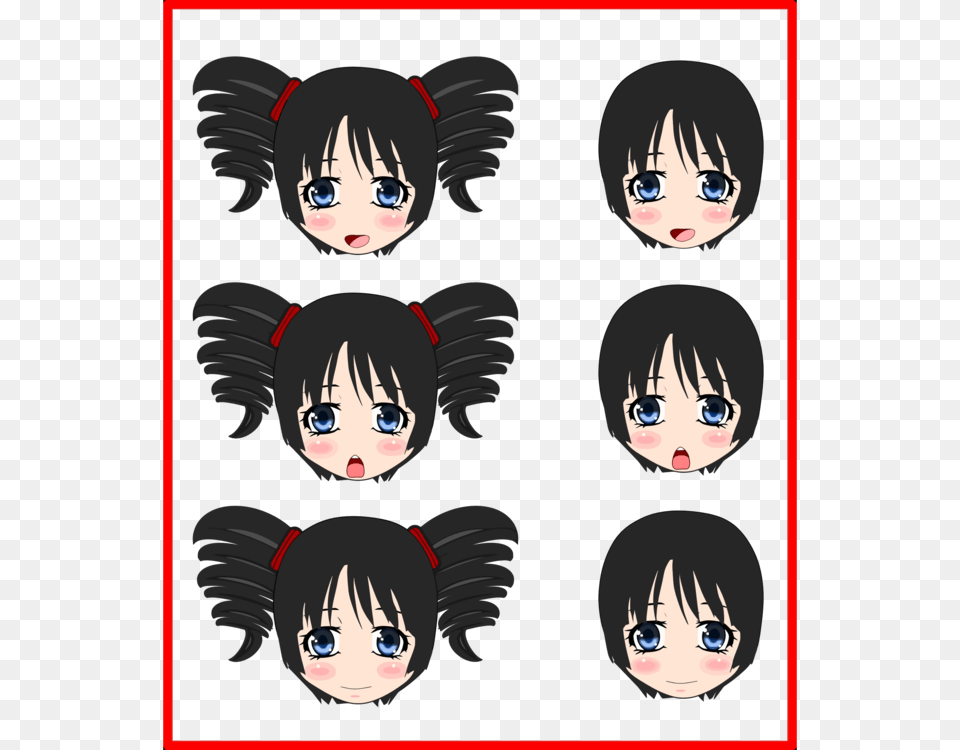 Computer Icons Anime Girl Boy Cartoon Anime, Book, Comics, Publication, Black Hair Free Transparent Png