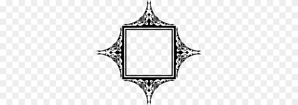 Computer Icons Baroque Ornament Symmetry Leaf, Gray Png Image