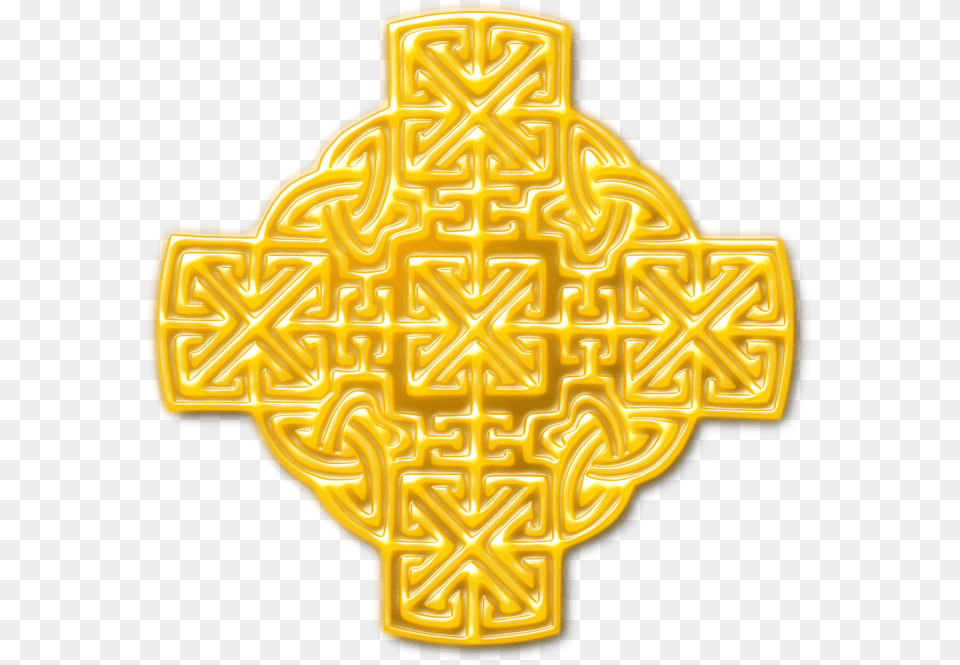 Computer Icons Celtic F Gold Celtic Design, Cross, Symbol Free Transparent Png