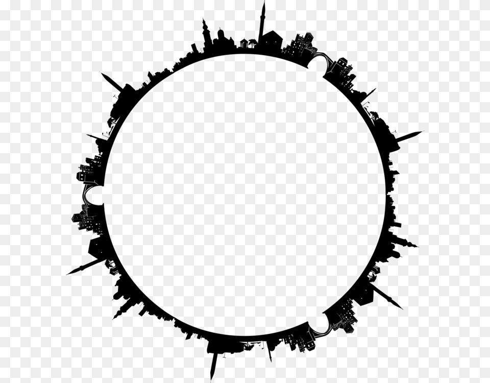 Computer Icons Cities Skylines Death Star Silhouette Black, Gray Free Png