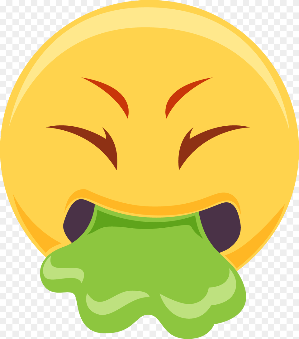 Computer Icons Clip Art Transprent Transparent Background Vomit Emoji, Person, Head, Produce, Food Png