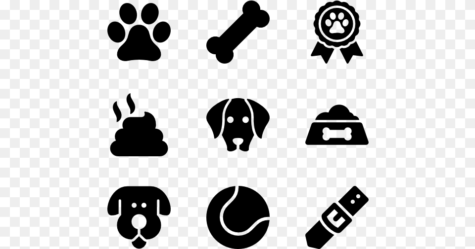 Computer Icons Dog Clip Art Dog Vector Icons, Gray Free Transparent Png