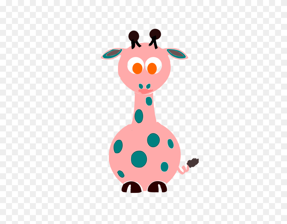Computer Icons Download Cartoon Northern Giraffe Polka Dot Animal, Deer, Mammal, Wildlife Free Transparent Png