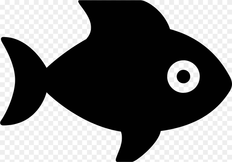 Computer Icons Fish Seafood Clip Art Fish Icon Black, Gray Free Transparent Png