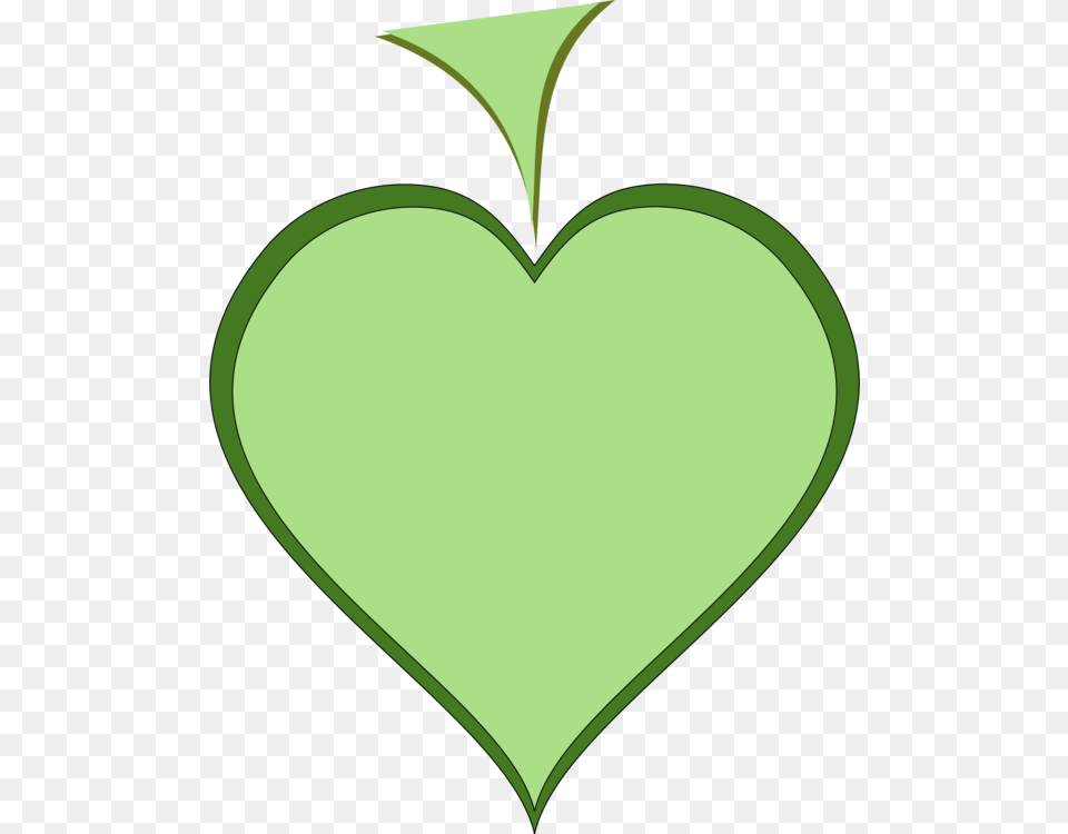 Computer Icons Green Heart Drawing Line Art, Leaf, Plant Png Image