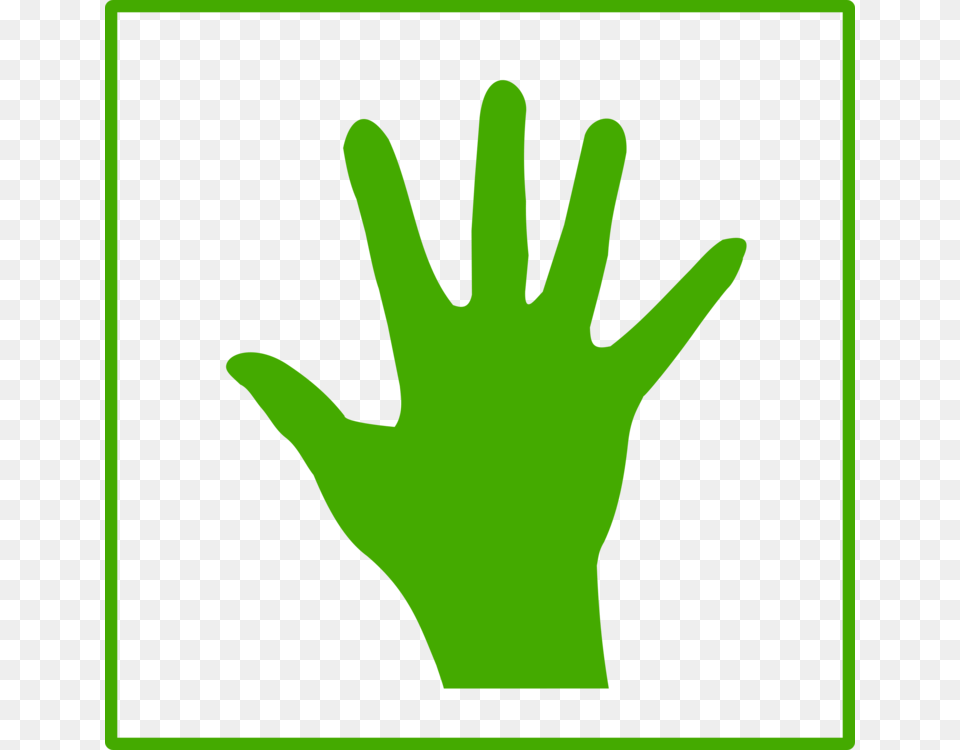 Computer Icons Hand Symbol Green Circle, Clothing, Glove, Body Part, Finger Free Png Download