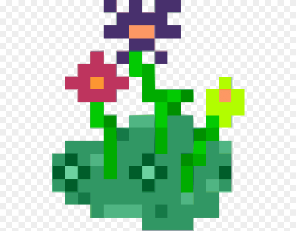 Computer Icons Pixel Art Flower Bit Color, First Aid Free Transparent Png