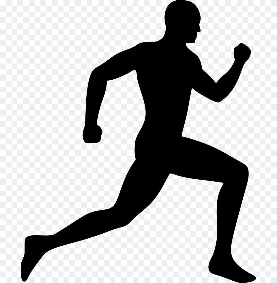 Computer Icons Running Sprint Clip Art Running Man Vector, Silhouette, Adult, Male, Person Free Transparent Png