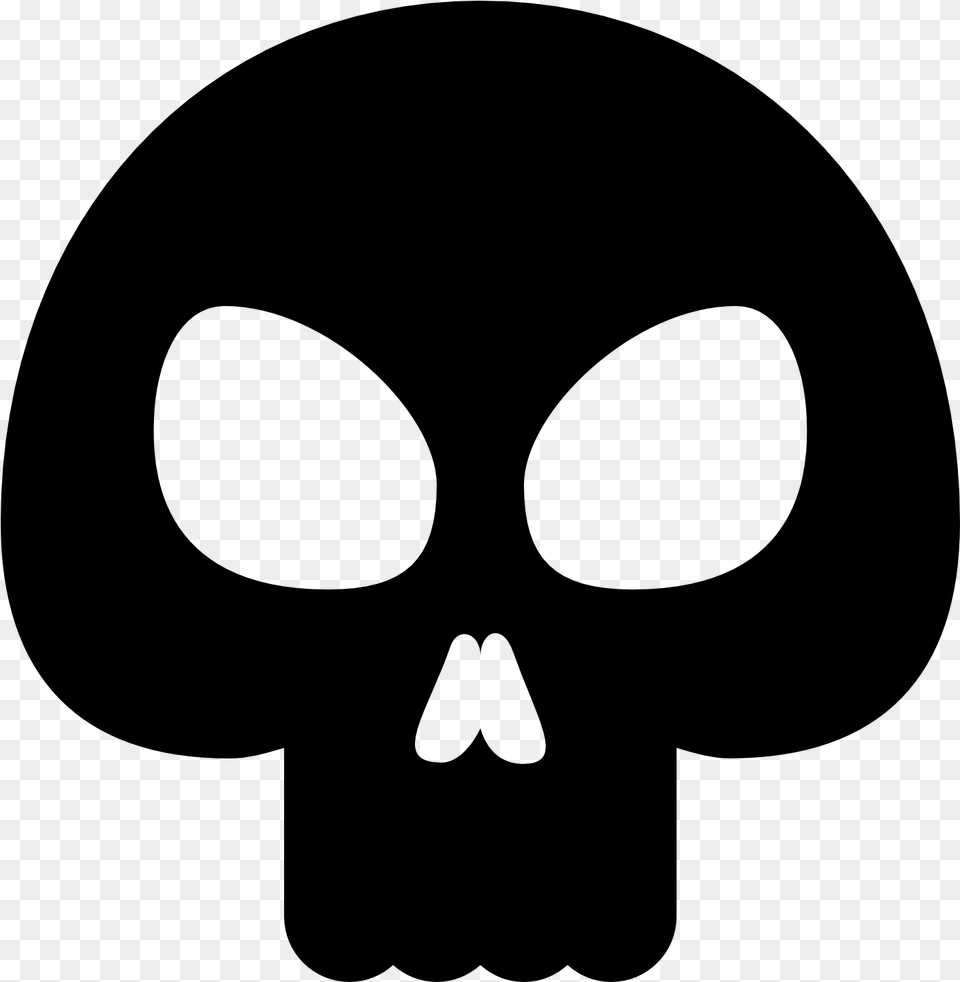Computer Icons Skull Death Calavera Muerte, Gray Free Png