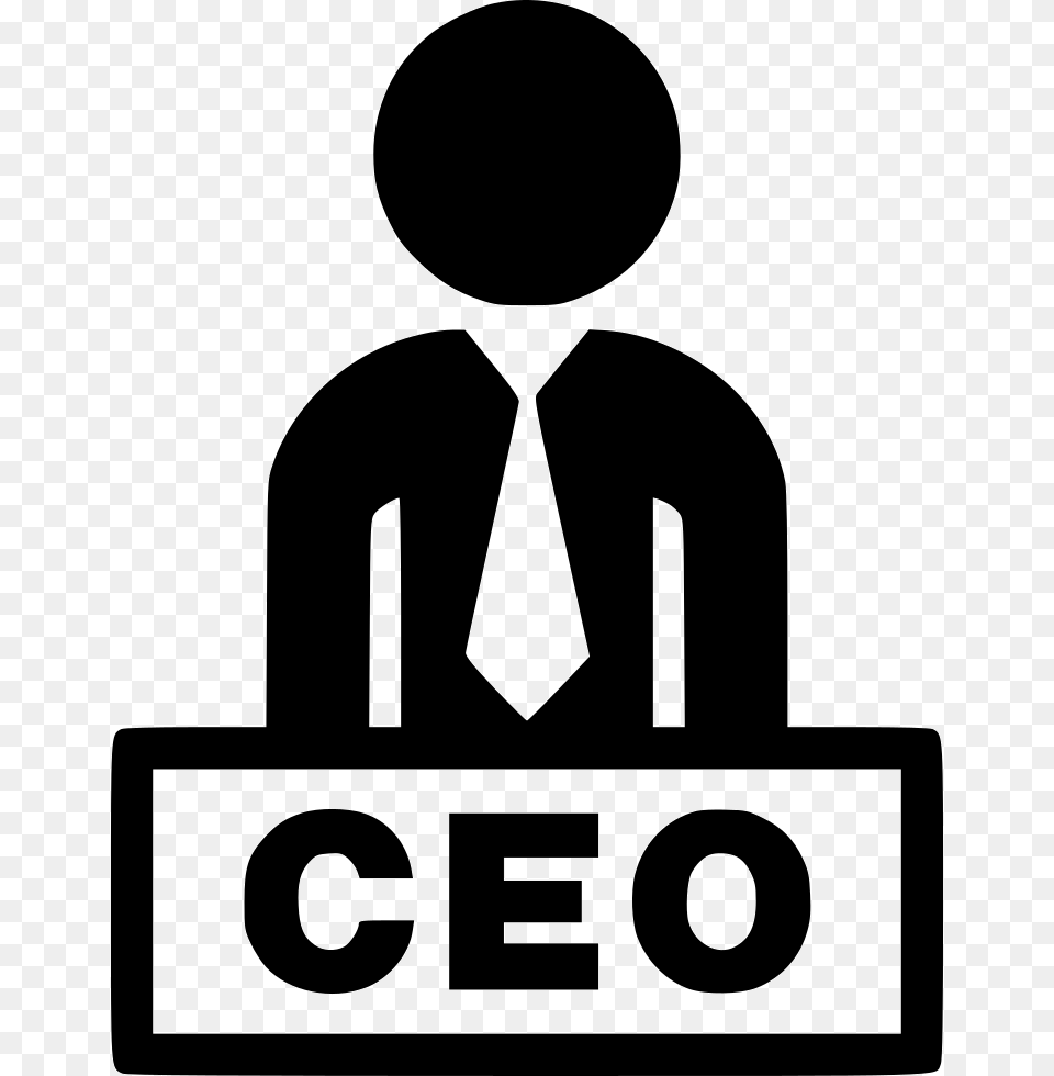 Computer Icons Speech Chief Executive Presentation Ceo Icon, Stencil, People, Person, Accessories Free Png