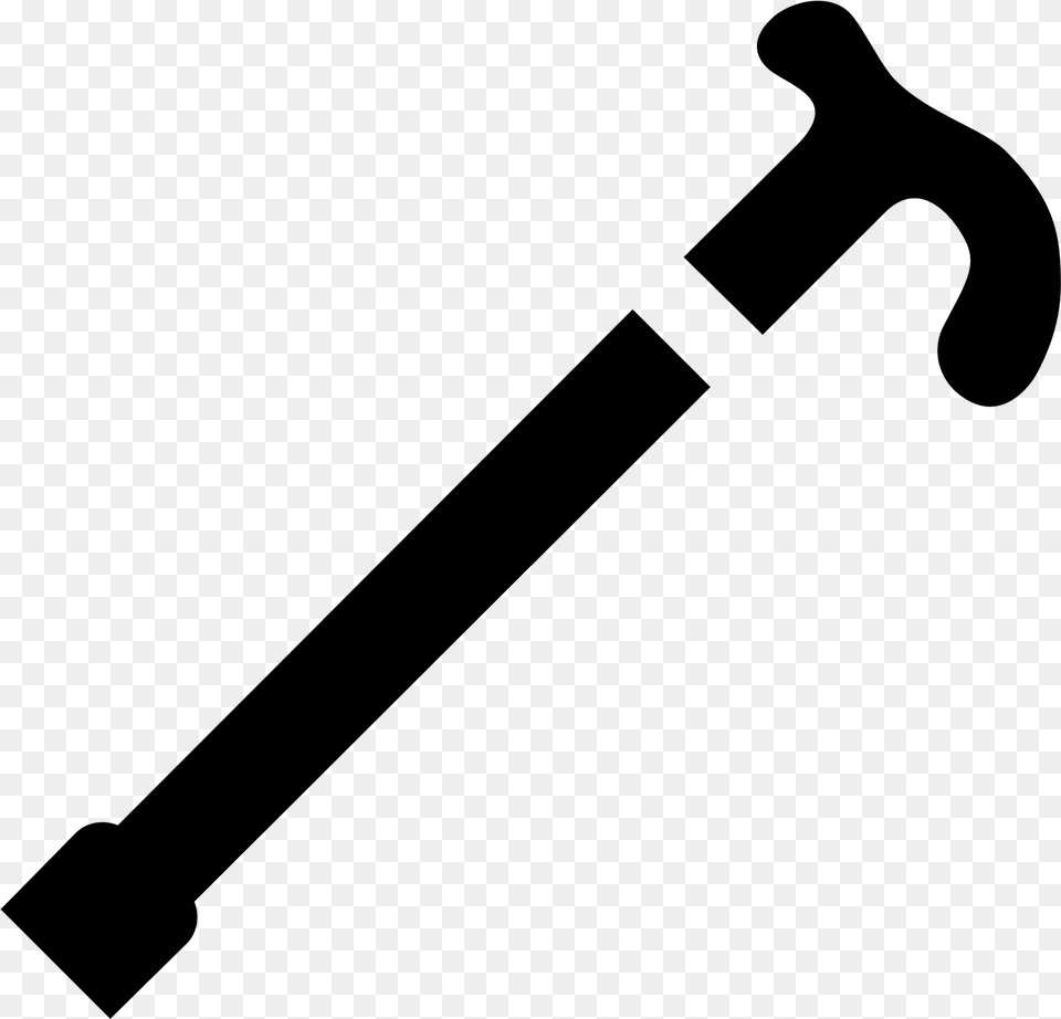 Computer Icons Stick Clip Art Axe Transprent Walking Stick Icon, Gray Free Png