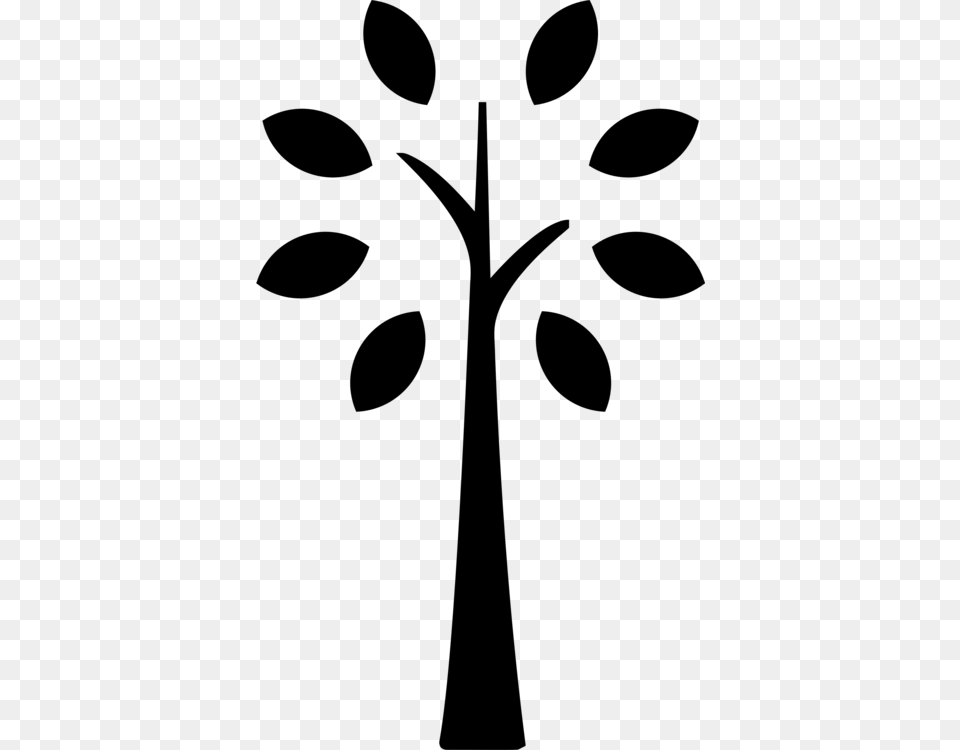 Computer Icons Tree Plant Stem Leaf Plants, Gray Png Image