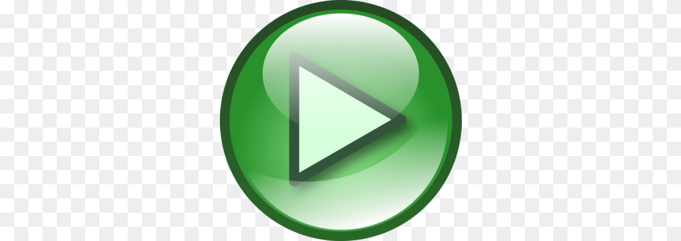 Computer Icons Video Clip Youtube Music, Triangle, Green, Disk Png Image