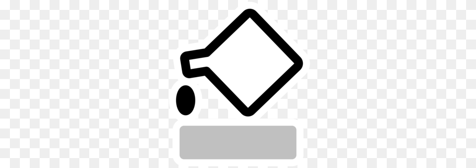 Computer Icons White Banner Black Color, Stencil Png Image