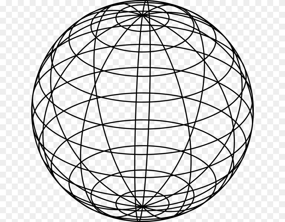Computer Icons Wire Frame Model Globe Download, Gray Png Image