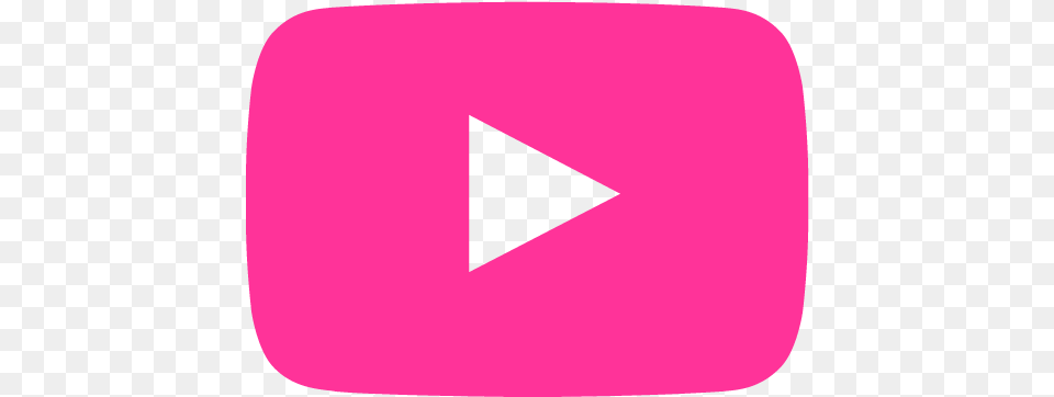 Computer Icons Youtube Play Button Button Youtube Logo Pink, Triangle, Home Decor Png
