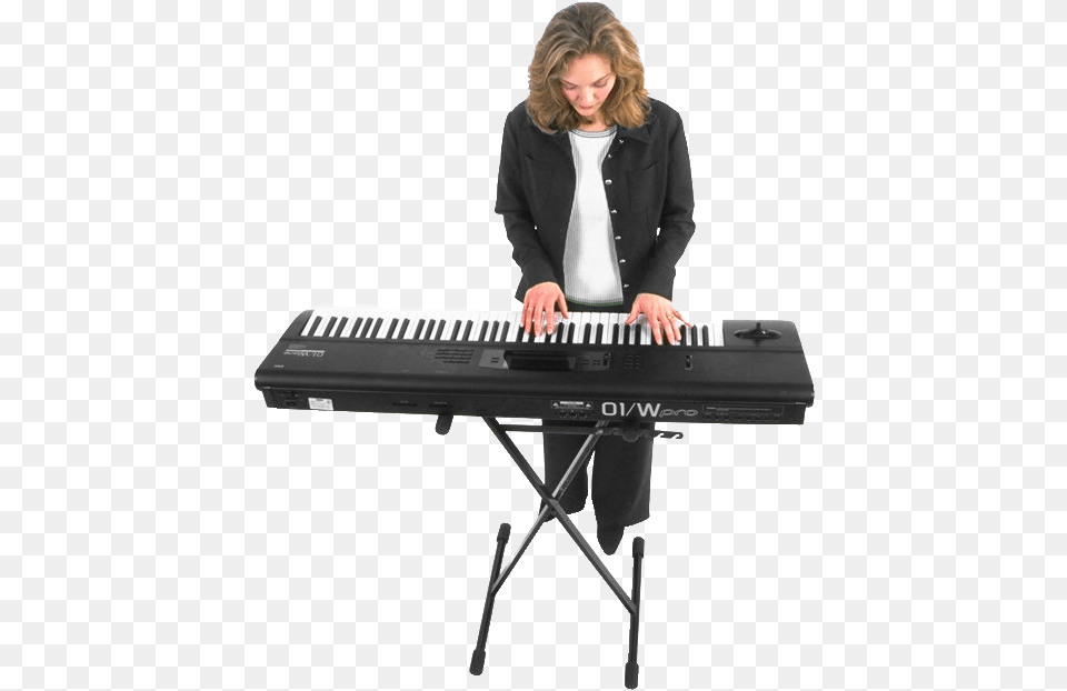Computer Keyboard Electronic Musical Instruments Keyboard Keyboard Player, Adult, Person, Woman, Female Png Image