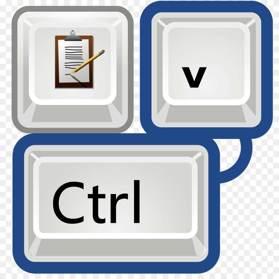 Computer Keyboard Shortcut To Paste Clipart, Text Png