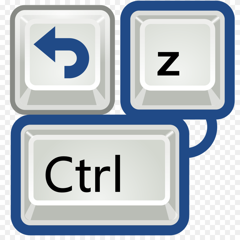 Computer Keyboard Shortcut To Undo, Text, Symbol, Number, Computer Hardware Free Png