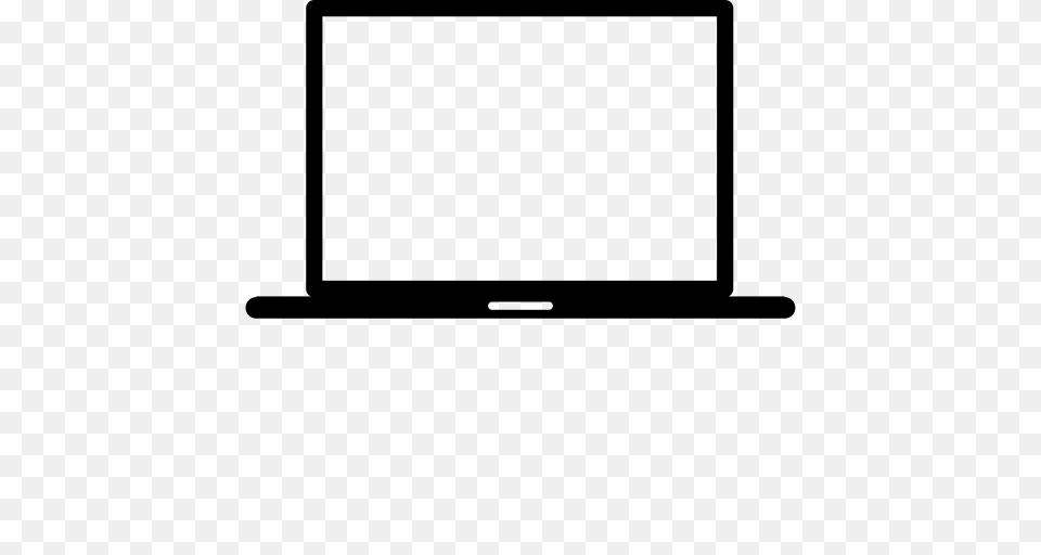 Computer Laptop Icon, Gray Png Image