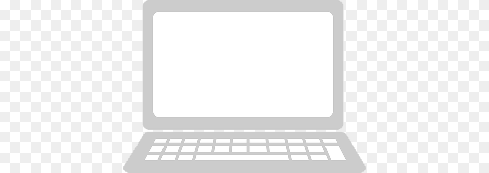 Computer Laptop Notebook Simple Technology Computer Picture White Transparent, Electronics, Pc, White Board Png