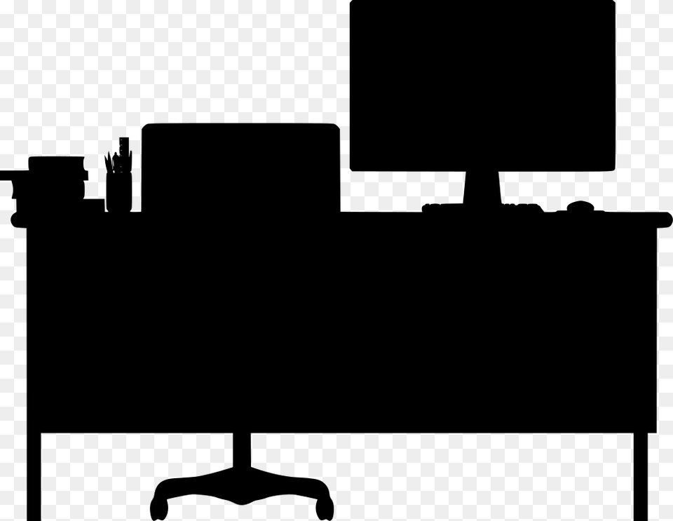 Computer Monitor, Gray Png Image