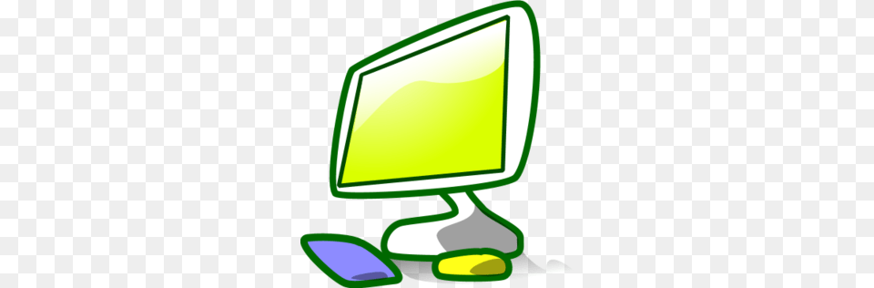 Computer Monitor And Keyboard Clip Art, Electronics, Pc, Desktop Free Png Download