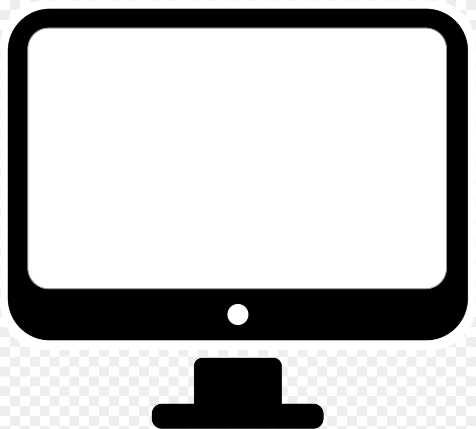 Computer Monitor Clipart, White Board, Electronics Free Png Download