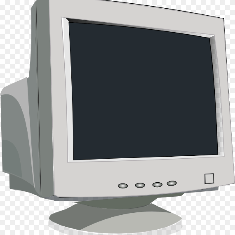 Computer Monitor Clipart Black And White, Computer Hardware, Electronics, Hardware, Screen Png