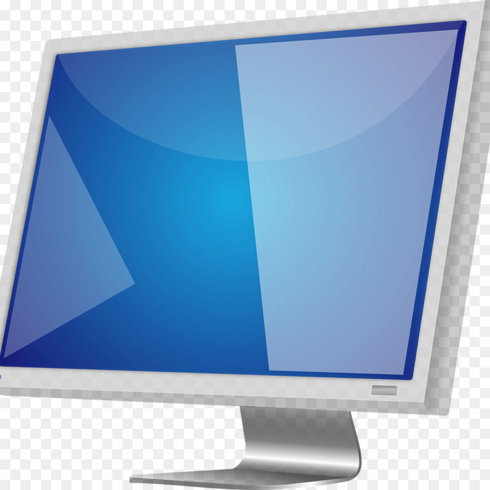 Computer Monitor Clipart Lcd Screen Vector Graphic Monitor Vdu Visual Display Unit, Computer Hardware, Electronics, Hardware, Pc Free Png