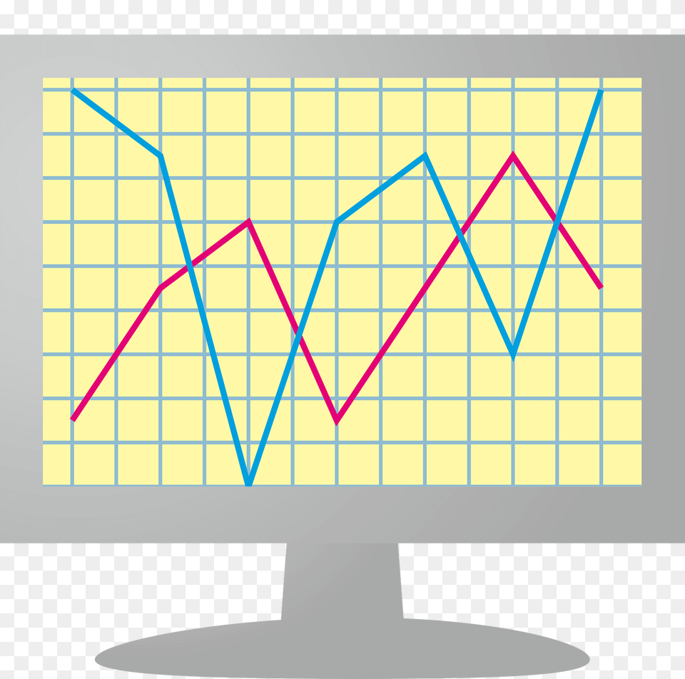 Computer Monitor Graph Clipart, Electronics, Screen, Computer Hardware, Hardware Png