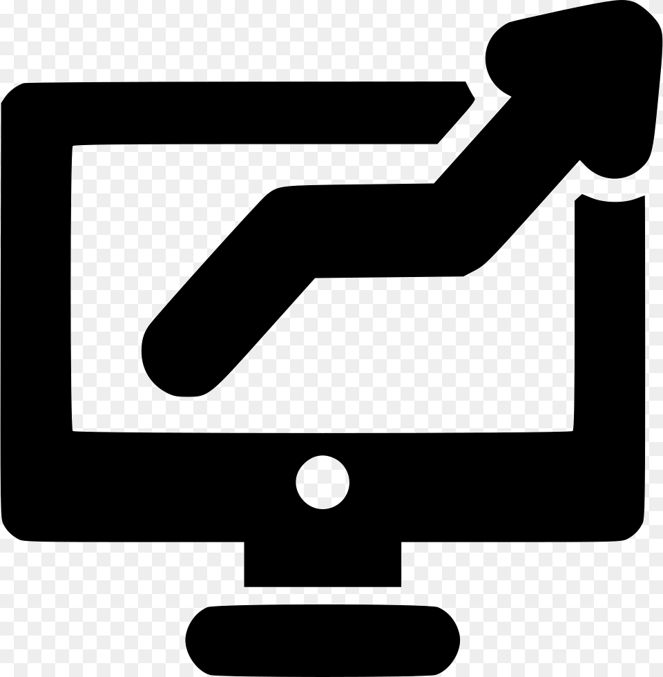 Computer Monitor Increase Sign, Symbol, Blade, Electronics, Razor Png