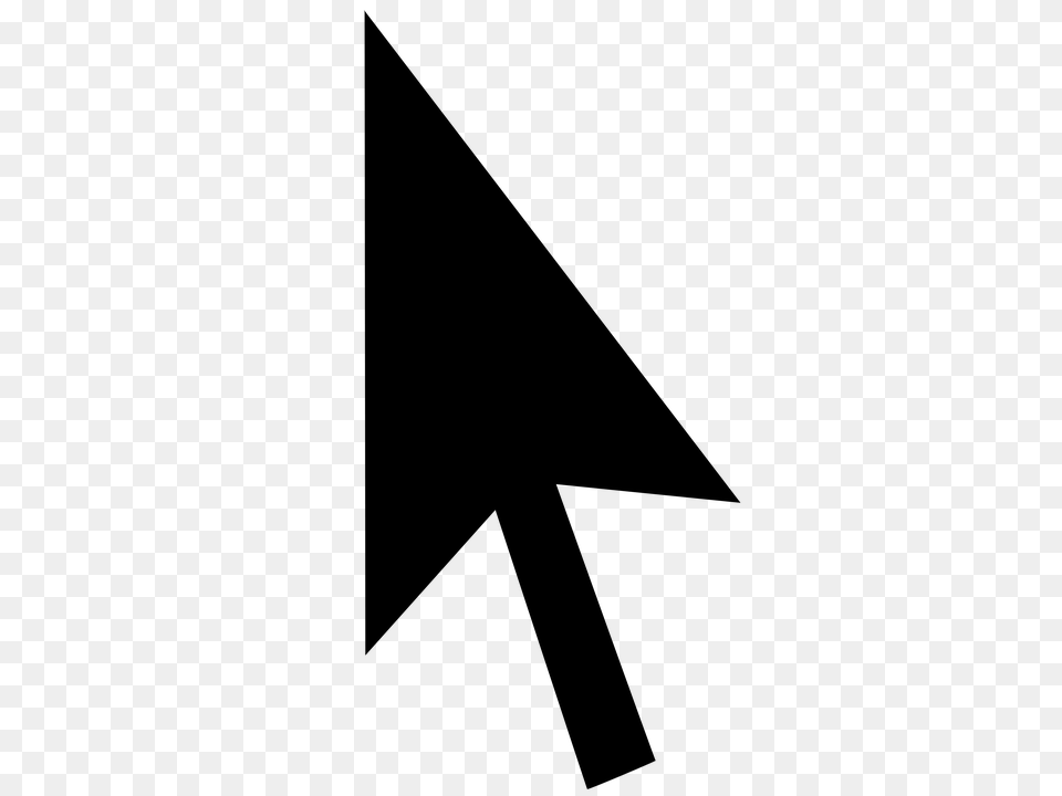 Computer Mouse Cursor Picture Arts, Gray Free Png Download