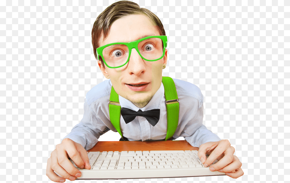 Computer Nerd, Accessories, Photography, Hardware, Glasses Png Image