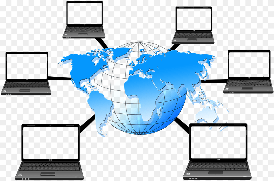 Computer Network Transparent Background, Electronics, Laptop, Pc, Sphere Free Png