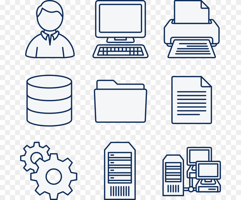 Computer Networking Icons, Computer Hardware, Electronics, Hardware, Pc Png