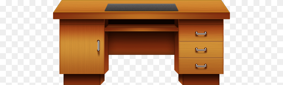 Computer Office Table Preview, Desk, Drawer, Furniture, Cabinet Png Image